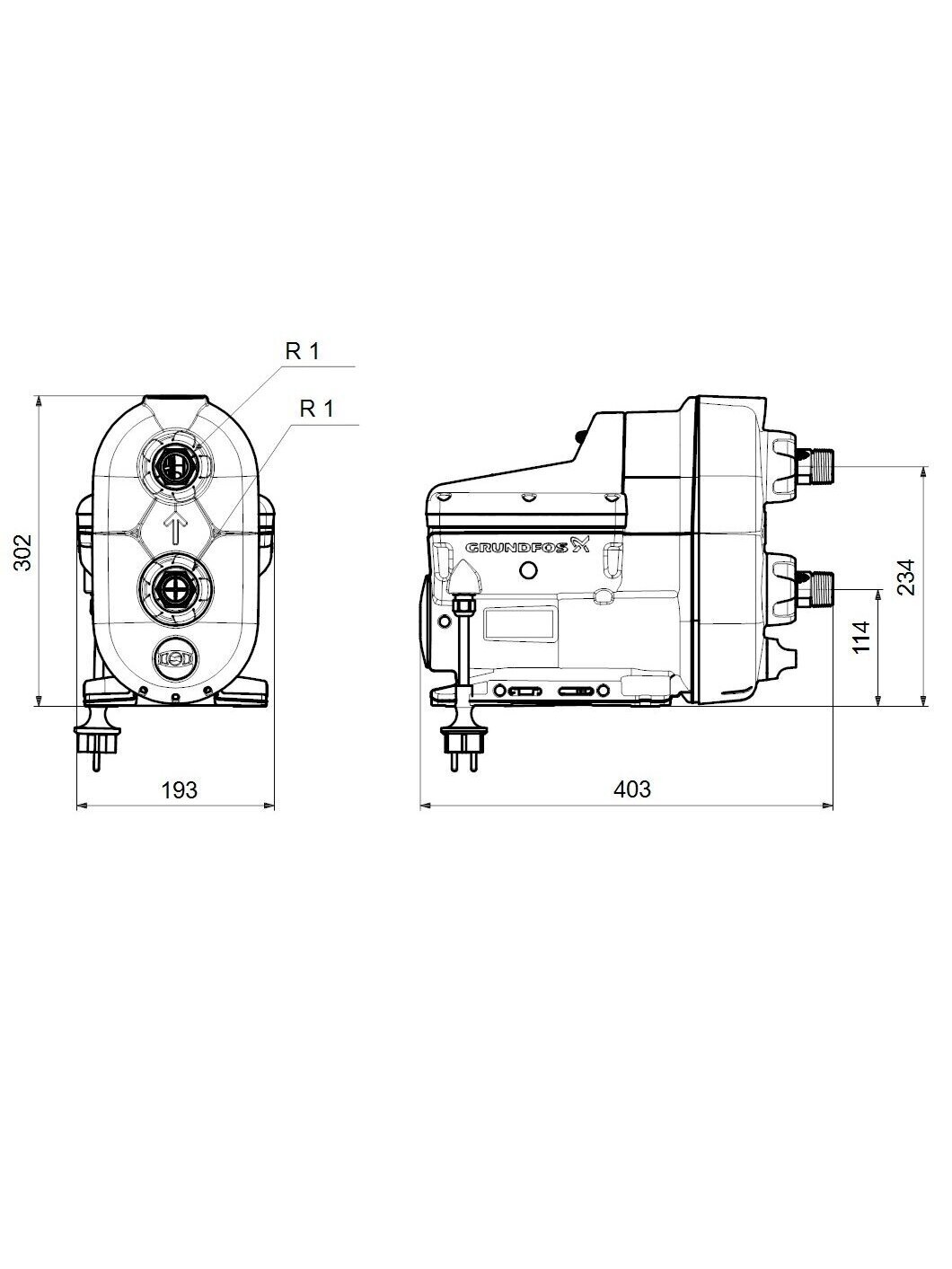 Savisiurbis siurblys Grundfos Scala2 3-45 3 Savisiurbis siurblys Grundfos Scala2 3-45 3