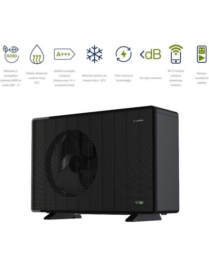 Šilumos siurblys oras/vanduo NØRDIS ULTIMA All-in-One 9kW R290 1 Šilumos siurblys oras/vanduo NØRDIS ULTIMA All-in-One 9kW R290 1