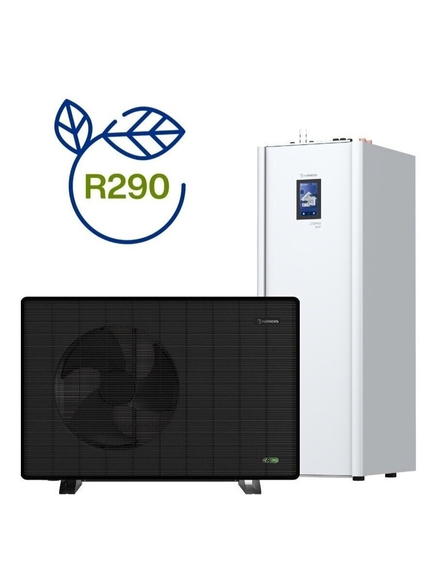 Šilumos siurblys oras/vanduo NØRDIS ULTIMA All-in-One 9kW R290